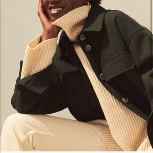 H&M Forest Green Shirt Jacket